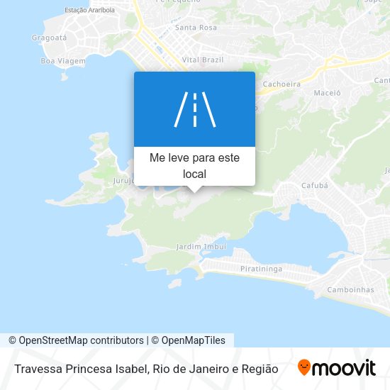 Travessa Princesa Isabel mapa