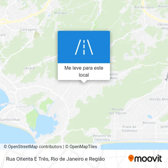 Rua Oitenta E Três mapa