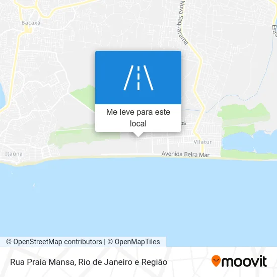Rua Praia Mansa mapa