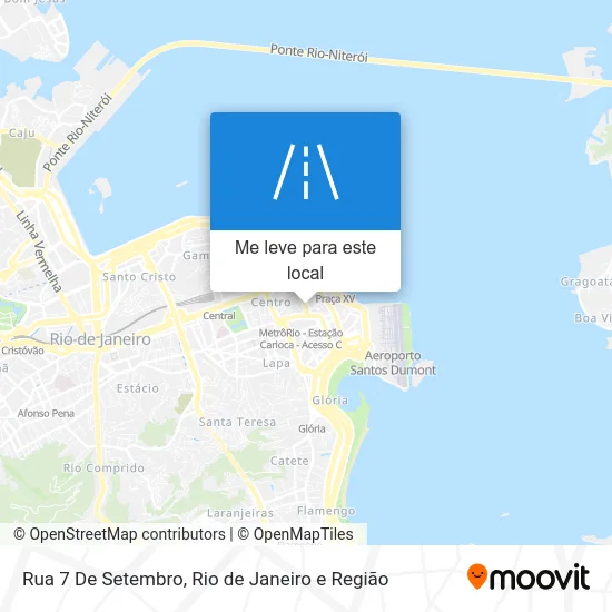 Rua 7 De Setembro mapa