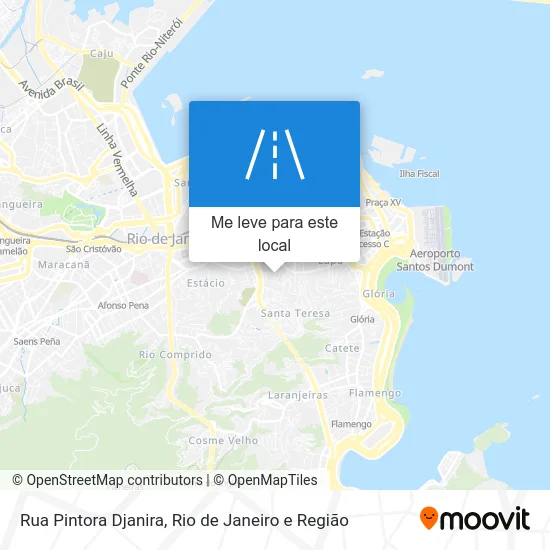 Rua Pintora Djanira mapa