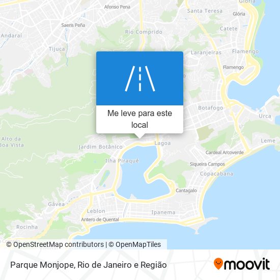 Parque Monjope mapa