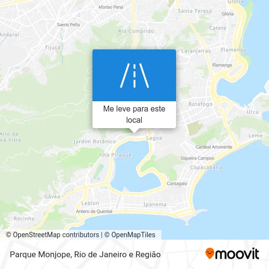 Parque Monjope mapa