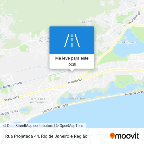 Rua Projetada 44 mapa