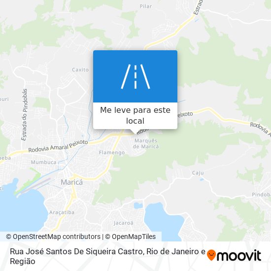 Rua José Santos De Siqueira Castro mapa