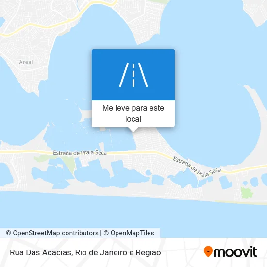 Rua Das Acácias mapa