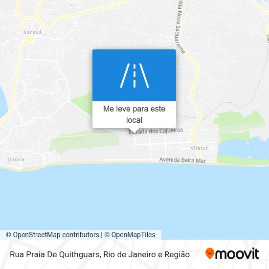 Rua Praia De Quithguars mapa