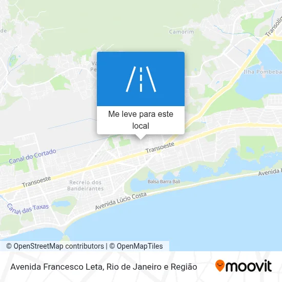 Avenida Francesco Leta mapa