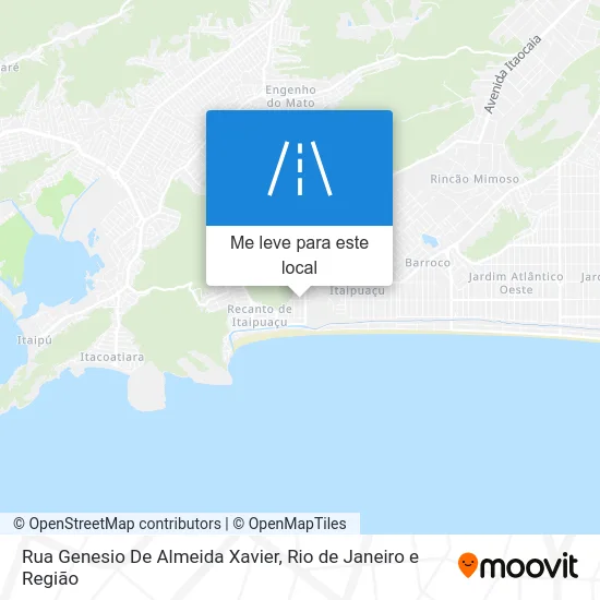Rua Genesio De Almeida Xavier mapa