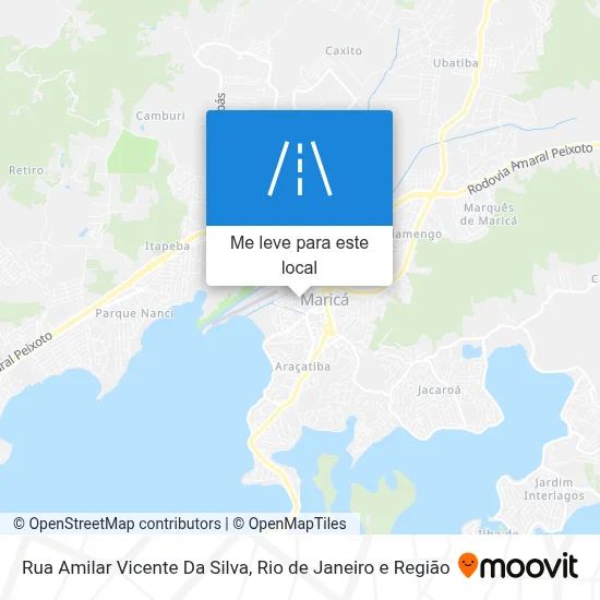Rua Amilar Vicente Da Silva mapa