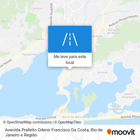 Avenida Prefeito Odenir Francisco Da Costa mapa
