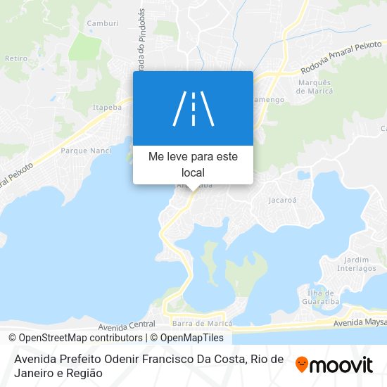 Avenida Prefeito Odenir Francisco Da Costa mapa