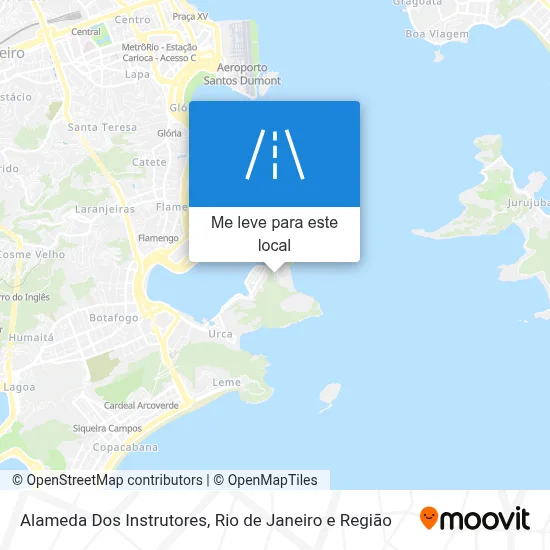 Alameda Dos Instrutores mapa