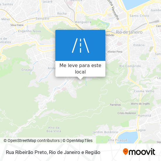 Rua Ribeirão Preto mapa