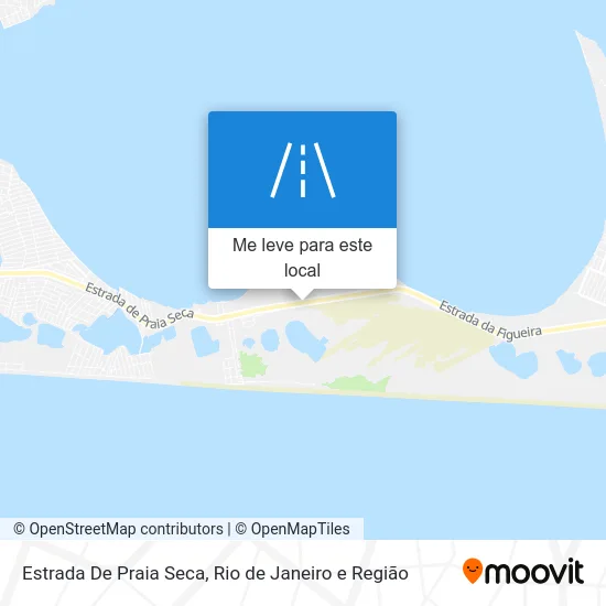 Estrada De Praia Seca mapa