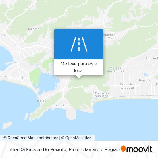 Trilha Da Falésio Do Peixoto mapa