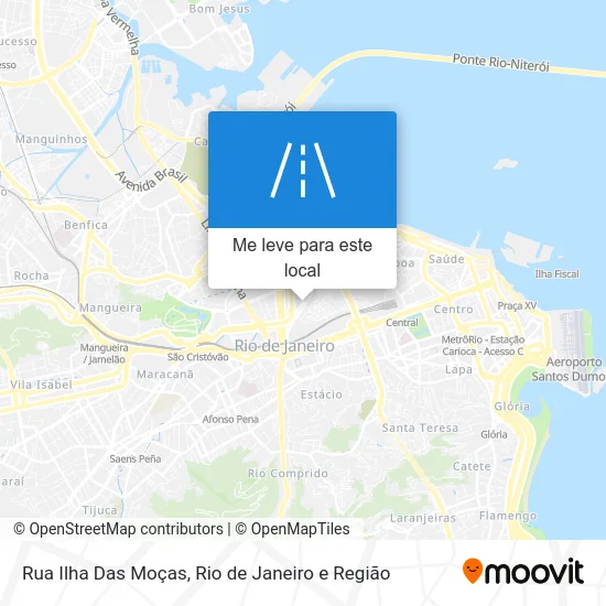 Rua Ilha Das Moças mapa