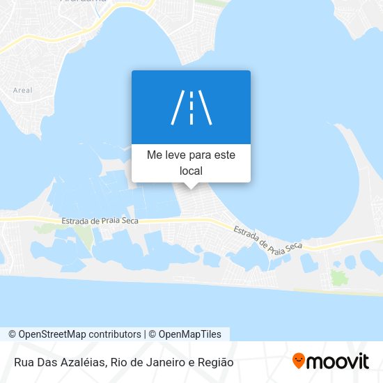 Rua Das Azaléias mapa