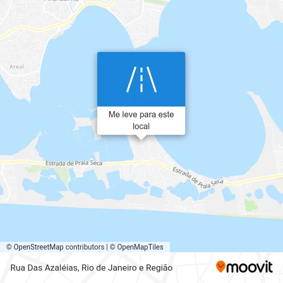 Rua Das Azaléias mapa