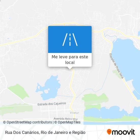 Rua Dos Canários mapa