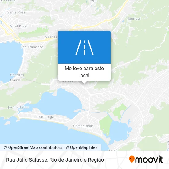 Rua Júlio Salusse mapa