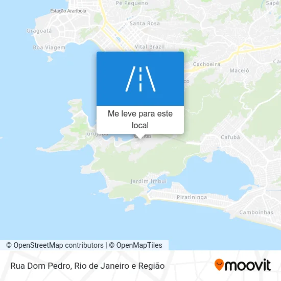 Rua Dom Pedro mapa