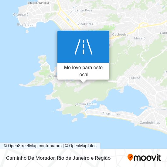 Caminho De Morador mapa