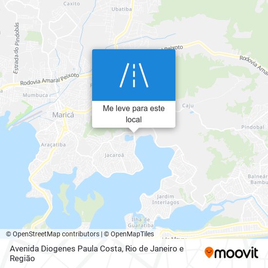Avenida Diogenes Paula Costa mapa