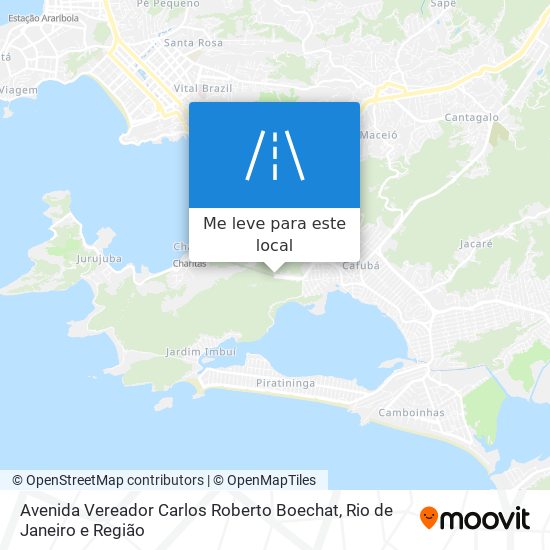 Avenida Vereador Carlos Roberto Boechat mapa