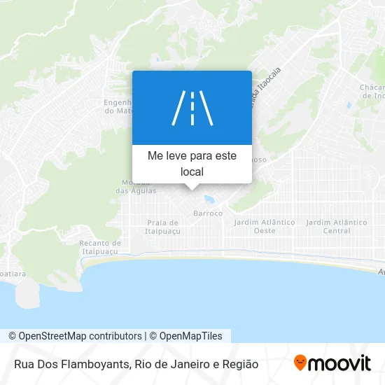 Rua Dos Flamboyants mapa
