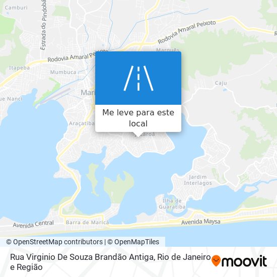 Rua Virginio De Souza Brandão Antiga mapa