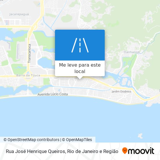 Rua José Henrique Queiros mapa