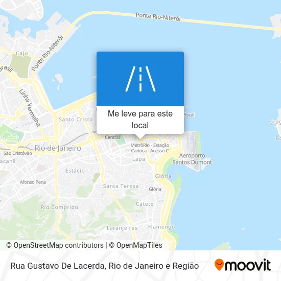 Rua Gustavo De Lacerda mapa