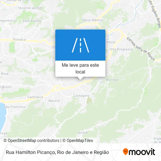 Rua Hamilton Picanço mapa