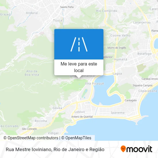 Rua Mestre Ioviniano mapa