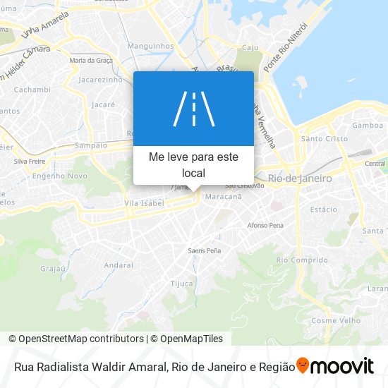 Rua Radialista Waldir Amaral mapa