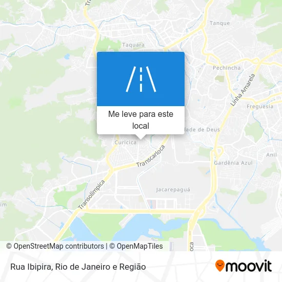 Rua Ibipira mapa