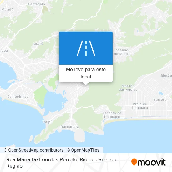 Rua Maria De Lourdes Peixoto mapa