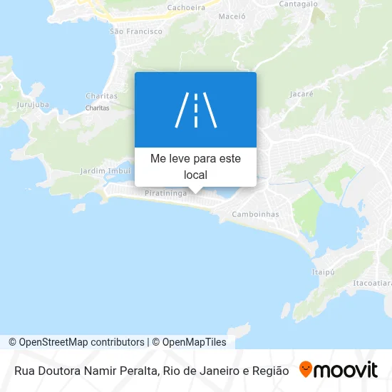 Rua Doutora Namir Peralta mapa