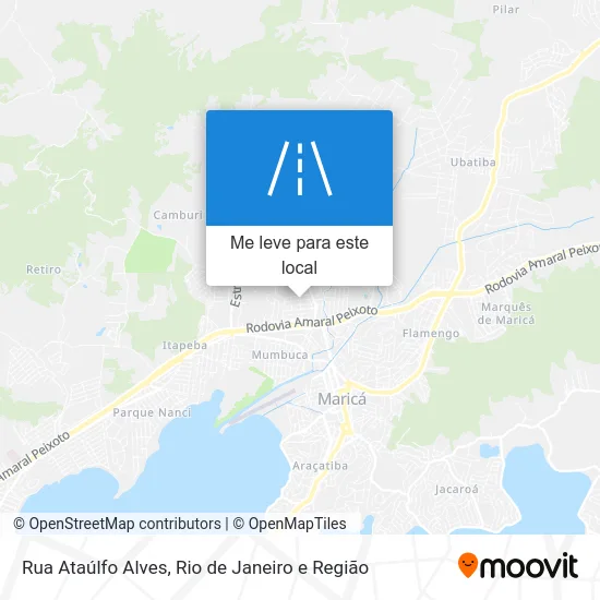 Rua Ataúlfo Alves mapa