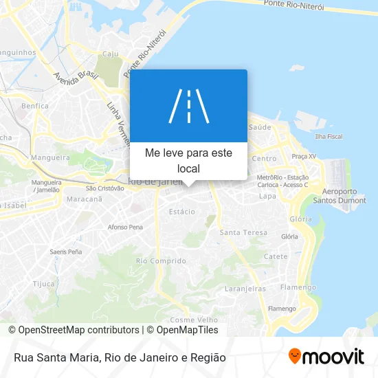 Rua Santa Maria mapa