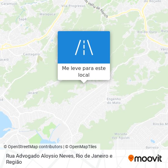 Rua Advogado Aloysio Neves mapa