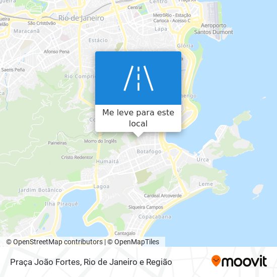 Praça João Fortes mapa