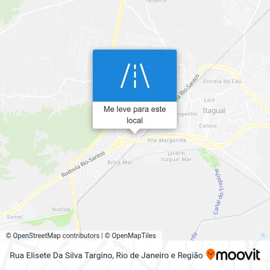 Rua Elisete Da Silva Targino mapa