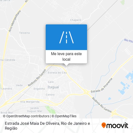 Estrada José Maia De Oliveira mapa