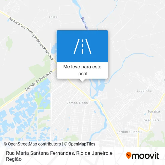Rua Maria Santana Fernandes mapa