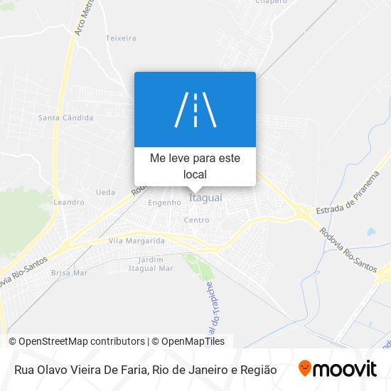 Rua Olavo Vieira De Faria mapa