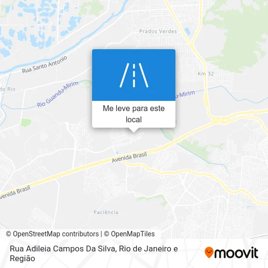 Rua Adileia Campos Da Silva mapa