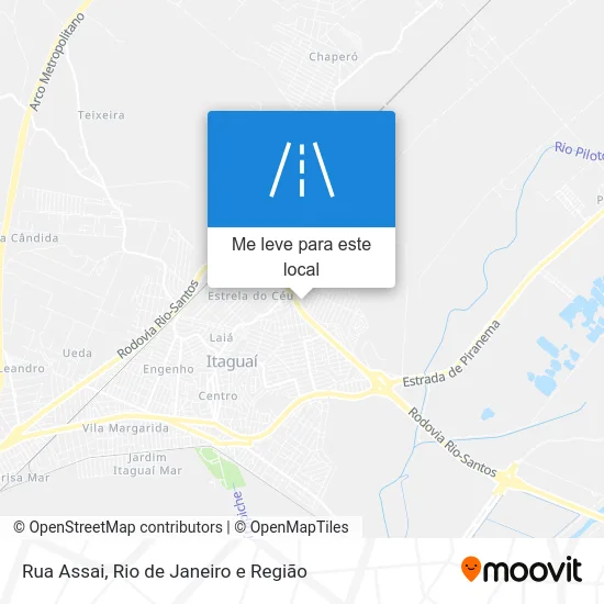 Rua Assai mapa