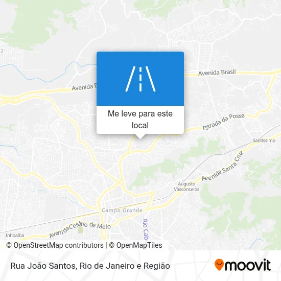 Rua João Santos mapa